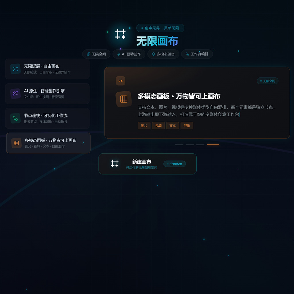 AI风格化视觉素材示意